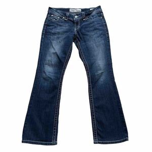 BKE Payton Boot Stretch Jean Thick Stitch Stretch Womens Size 30 R Flared